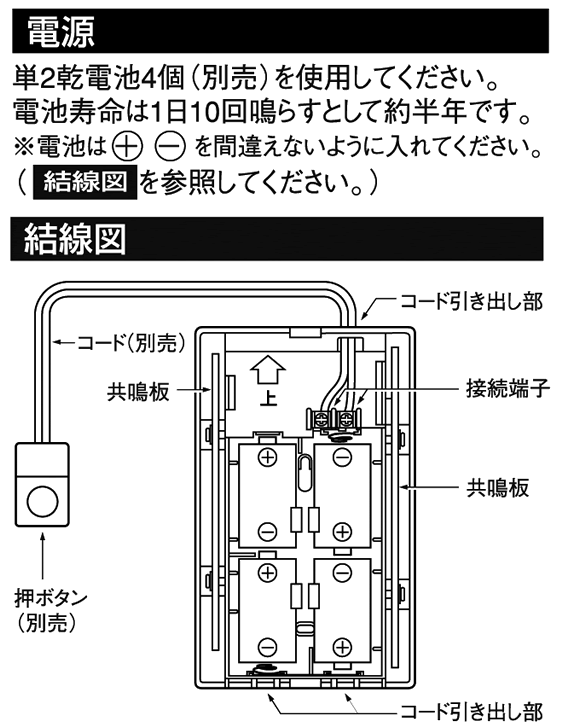 CA-37電源と結線例