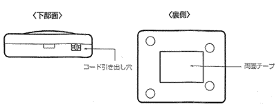 下部面　裏側