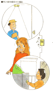 センサーと連動して自動チャイム