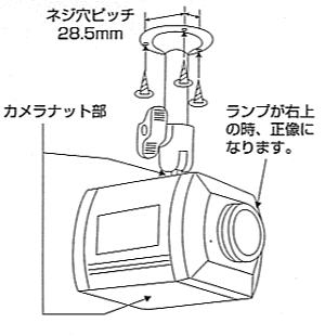 付属のネジで金具を固定