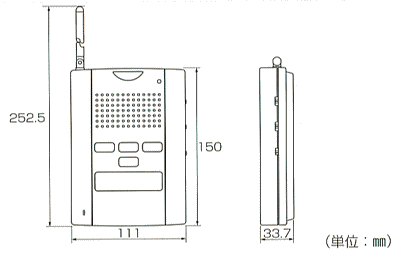 SHC-10の寸法