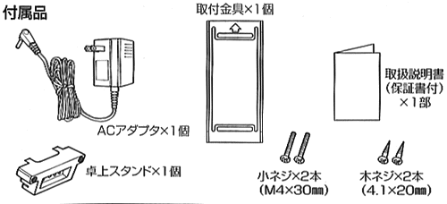 SHC-50のセット内容