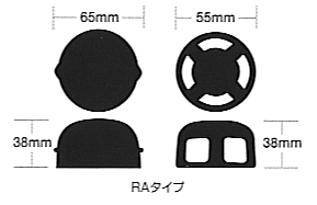 防犯サムターンRAの外形寸法