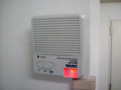 赤いLEDが5秒間点滅
