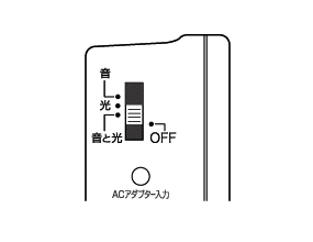 音と光の設定