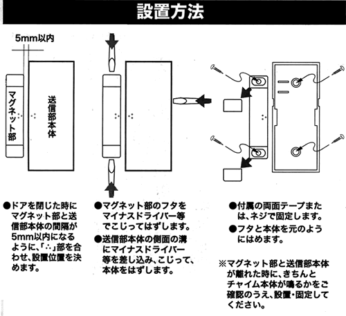 OCH-70 設置方法