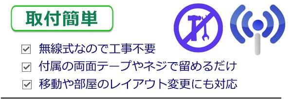 取付簡単